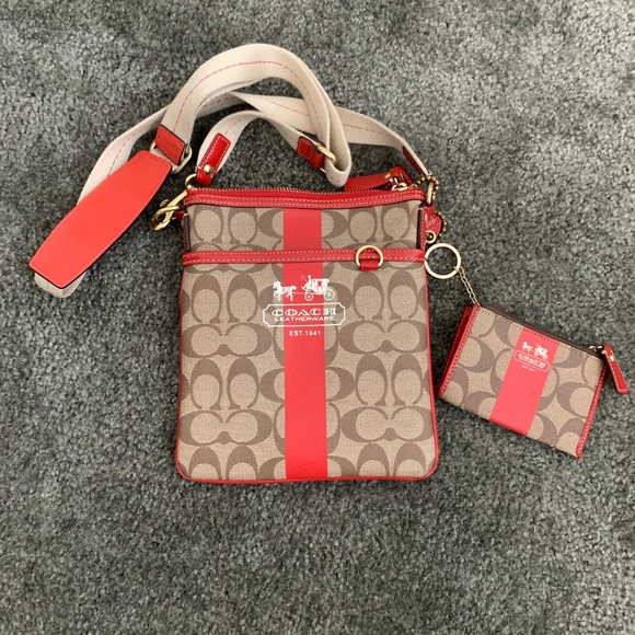 Coach Handbags - Like New Coach Crossbody with Matching Wallet